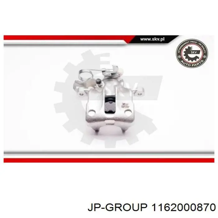 Суппорт тормозной левый задний JP Group 1162000870