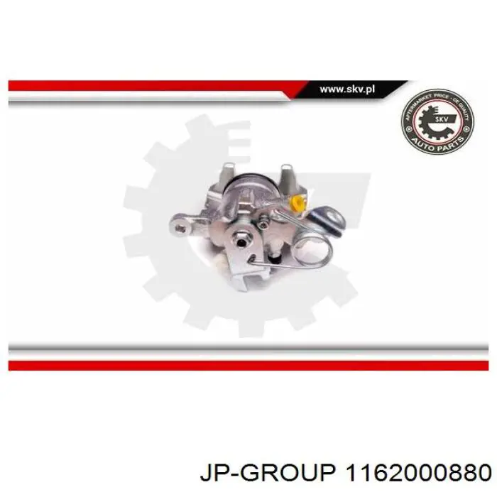 Тормозной суппорт правый задний JP Group 1162000880 цена, от 49.27 USD