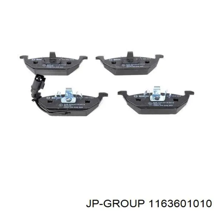 Купить 1163601010 JP Group Колодки тормозные