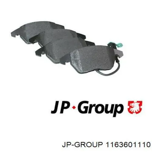 1163601110 JP Group передние тормозные колодки