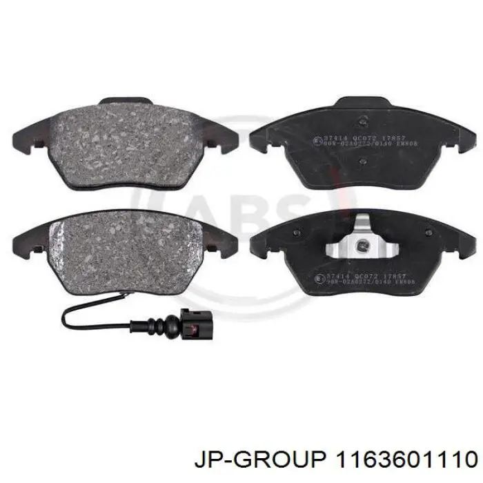 Колодки JP Group 1163601110 цена, от 20.87 USD