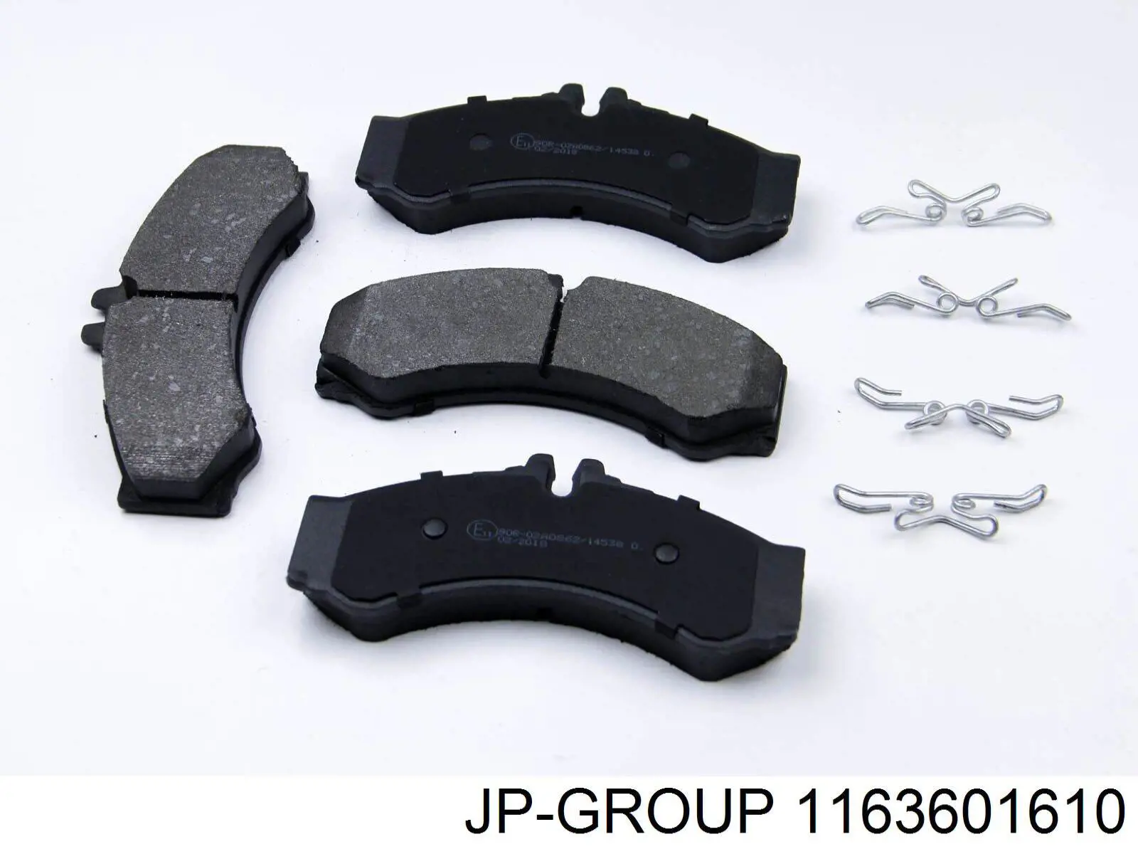 Колодки JP Group 1163601610 цена, от 23.01 USD