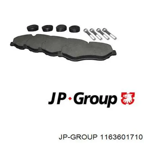 Передние тормозные колодки 1163601710 JP Group