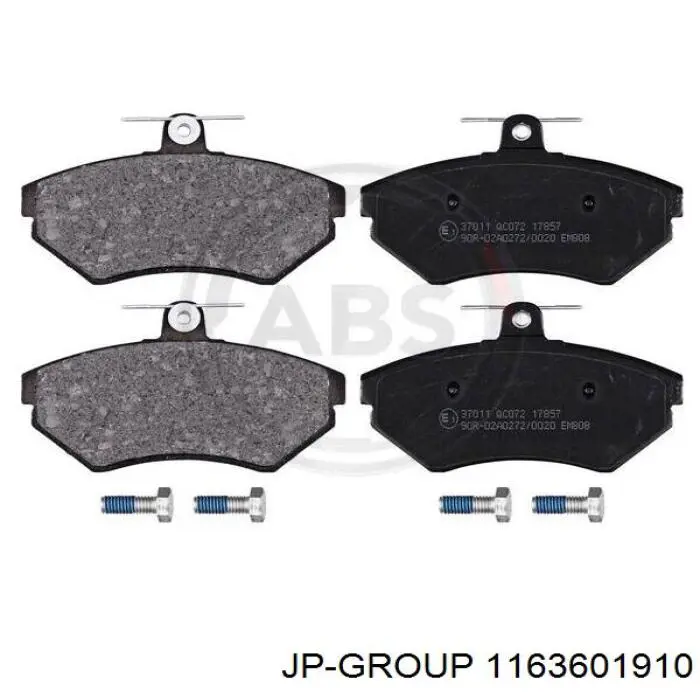 Колодки JP Group 1163601910 цена, от 13.26 USD