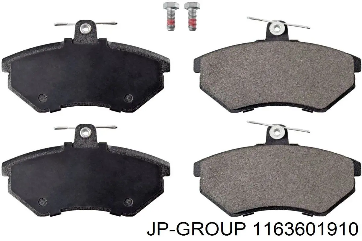 Передние тормозные колодки 1163601910 JP Group