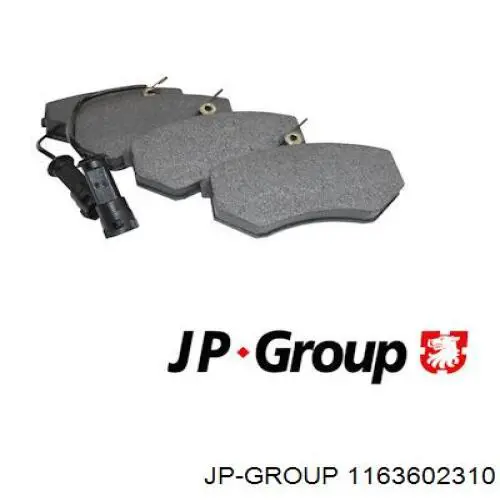 1163602310 JP Group передние тормозные колодки