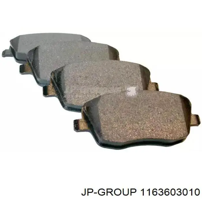 1163603010 JP Group колодки тормозные передние дисковые