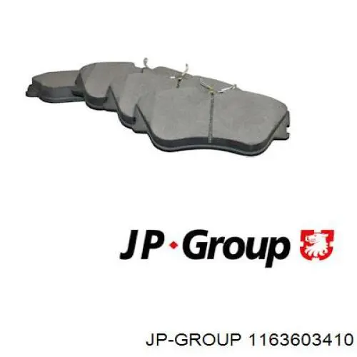 1163603410 JP Group передние тормозные колодки