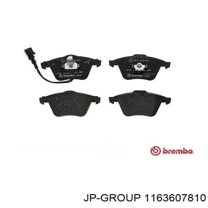 Тормозные колодки JP Group 1163607810