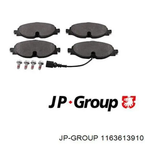 Передние тормозные колодки 1163613910 JP Group