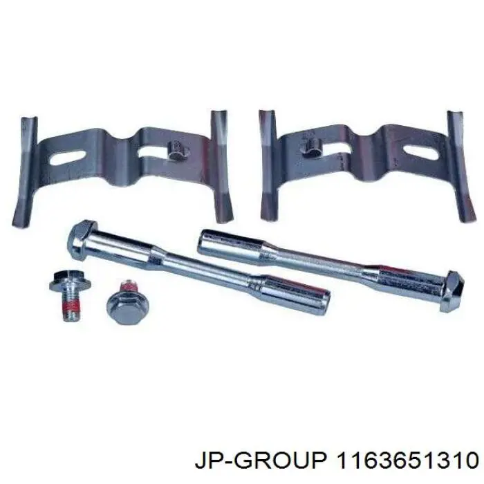 Комплект пружинок крепления дисковых колодок передних JP Group 1163651310