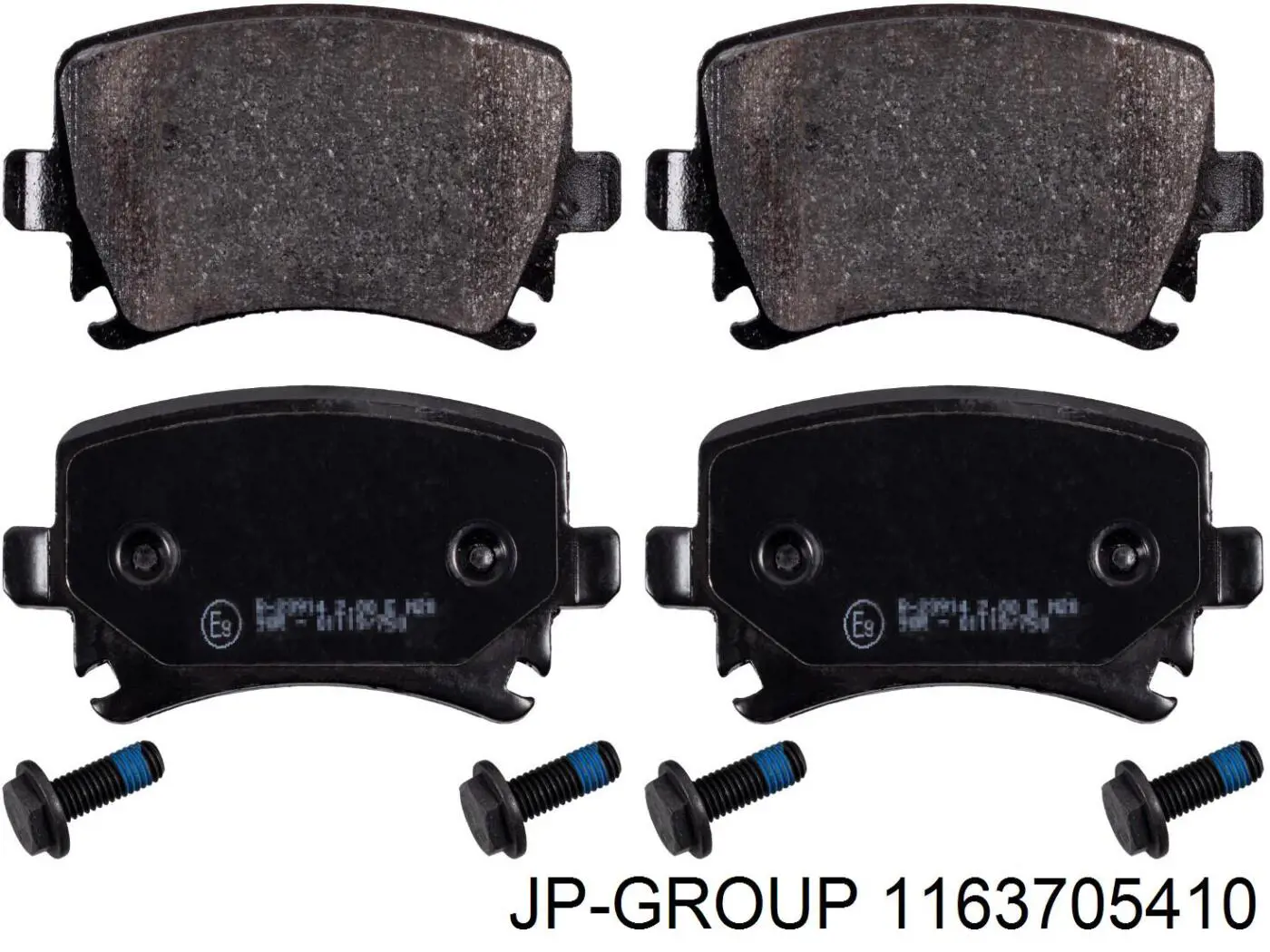 Колодки дисковые  JP Group 1163705410 цена, от 13.80 USD