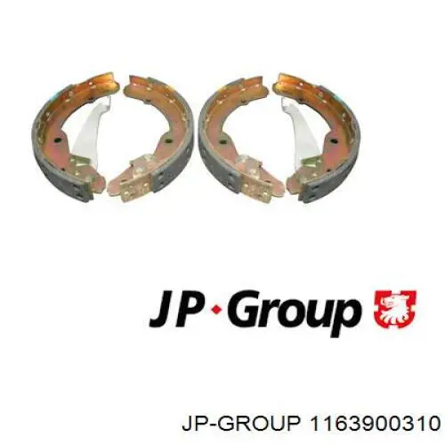 Колодки тормозные задние барабанные JP Group 1163900310