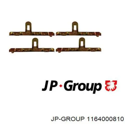 Ремкомплект тормозных колодок JP Group 1164000810