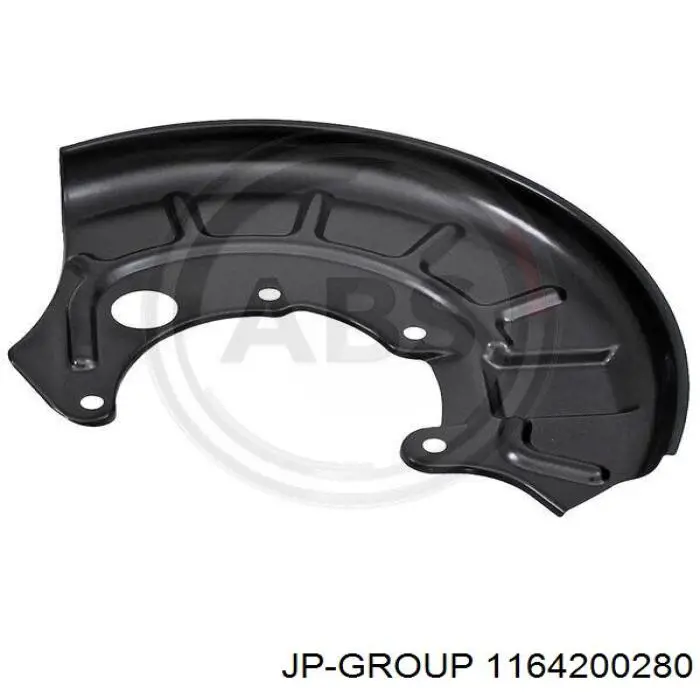 Защита тормозного диска переднего правого JP Group 1164200280