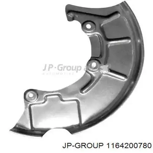 Защита тормозного диска переднего правого JP Group 1164200780