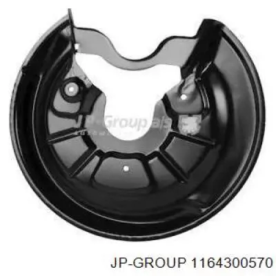 1164300570 JP Group proteção esquerda do freio de disco traseiro