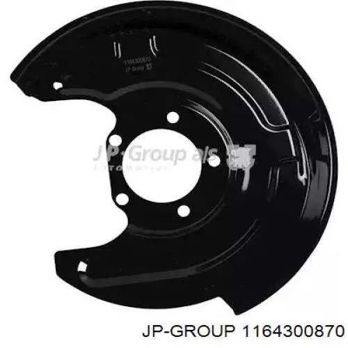 1164300870 JP Group proteção esquerda do freio de disco traseiro
