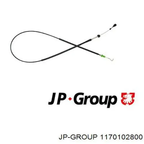 1170102800 JP Group трос/тяга газа (акселератора)