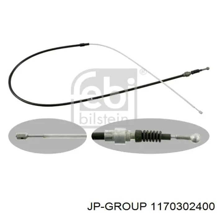 Задний трос ручника JP Group 1170302400 цена, от 5.23 USD