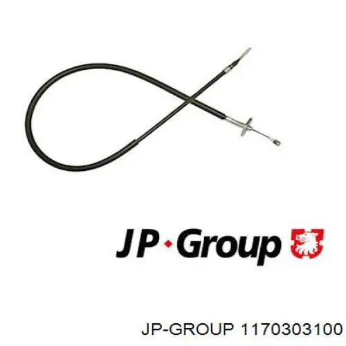 Задний трос ручника 1170303100 JP Group