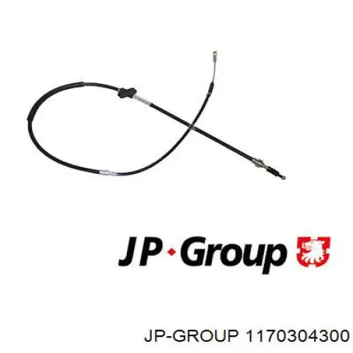 1170304300 JP Group Трос ручного тормоза задний правый/левый