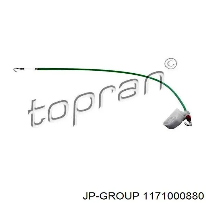 Трос замка двери передней правой JP Group 1171000880 цена, от 4.11 USD