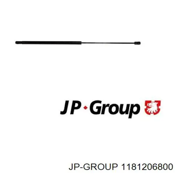 1181206800 JP Group amortecedor de tampa de porta-malas (de 3ª/5ª porta traseira)