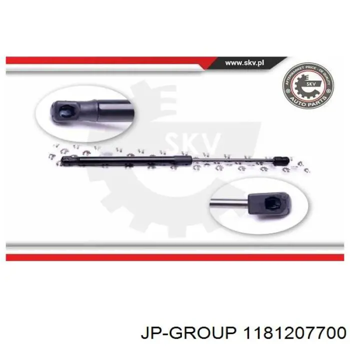 Купить 1181207700 JP Group Амортизатор двери багажника