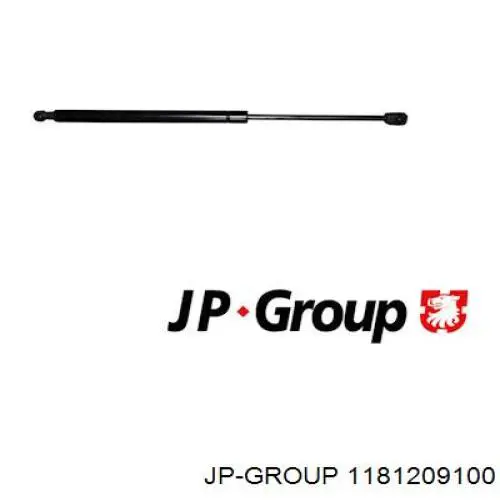 1181209100 JP Group amortecedor de tampa de porta-malas (de 3ª/5ª porta traseira)