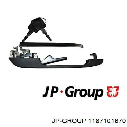 Купить 1187101670 JP Group Ручка двери передней наружная левая