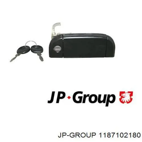 Ручка двери передней наружная правая JP Group 1187102180