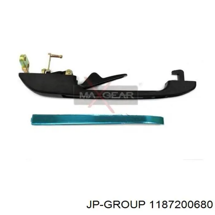 Ручка двери задней наружная правая JP Group 1187200680 цена, от 4.68 USD