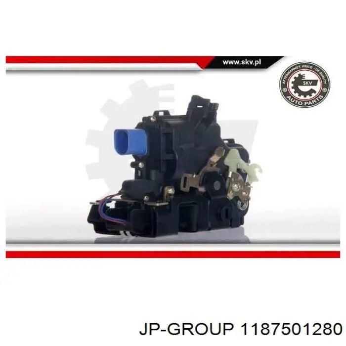 Замок задней правой двери  JP Group 1187501280
