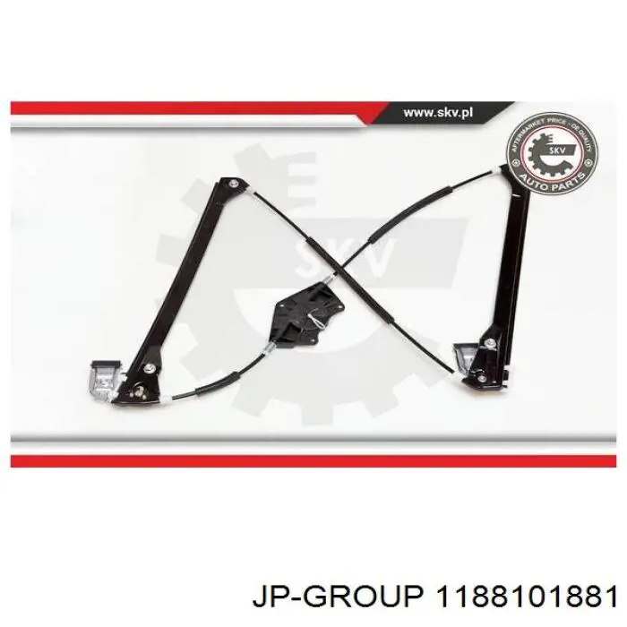 Стеклоподъемник передней правой двери JP Group 1188101881 цена, от 29.08 USD