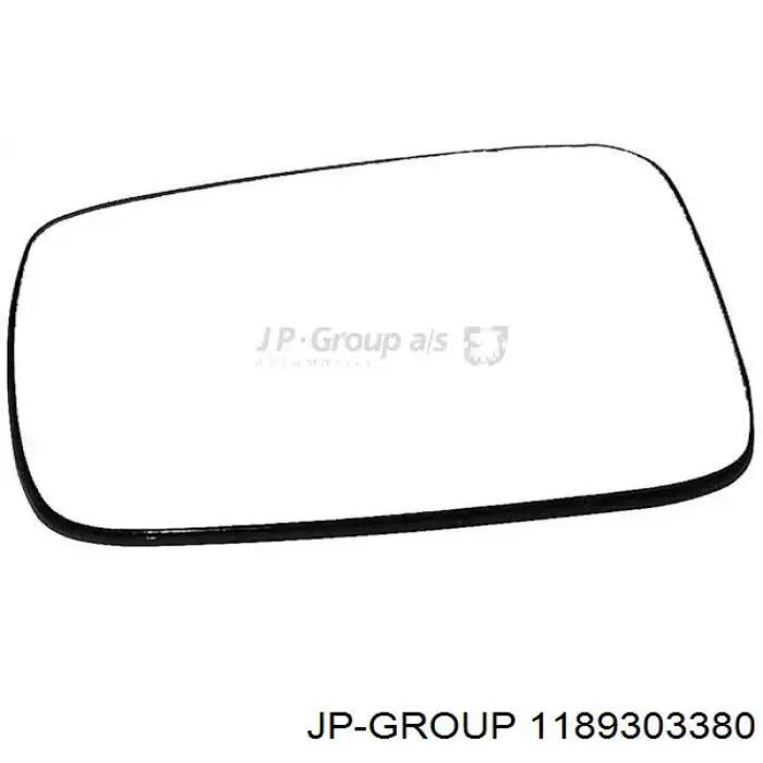 1189303380 JP Group зеркальный элемент зеркала заднего вида правого