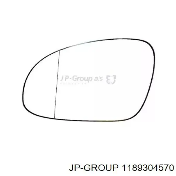 Cristal De Espejo Retrovisor Exterior Izquierdo 1189304570 JP Group