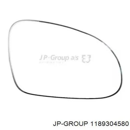 Купить 1189304580 JP Group Стекло правого зеркала заднего вида