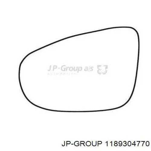 Зеркальный элемент зеркала заднего вида левого 1189304770 JP Group