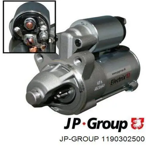 Стартер JP Group 1190302500 цена, от 77.35 USD