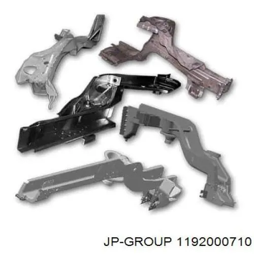 Высоковольтные провода 1192000710 JP Group