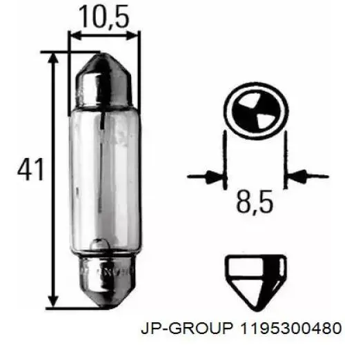 1195300480 JP Group Фонари задние
