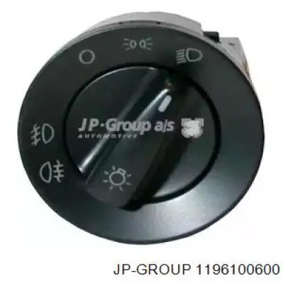 Переключатель света фар на "торпедо" JP Group 1196100600