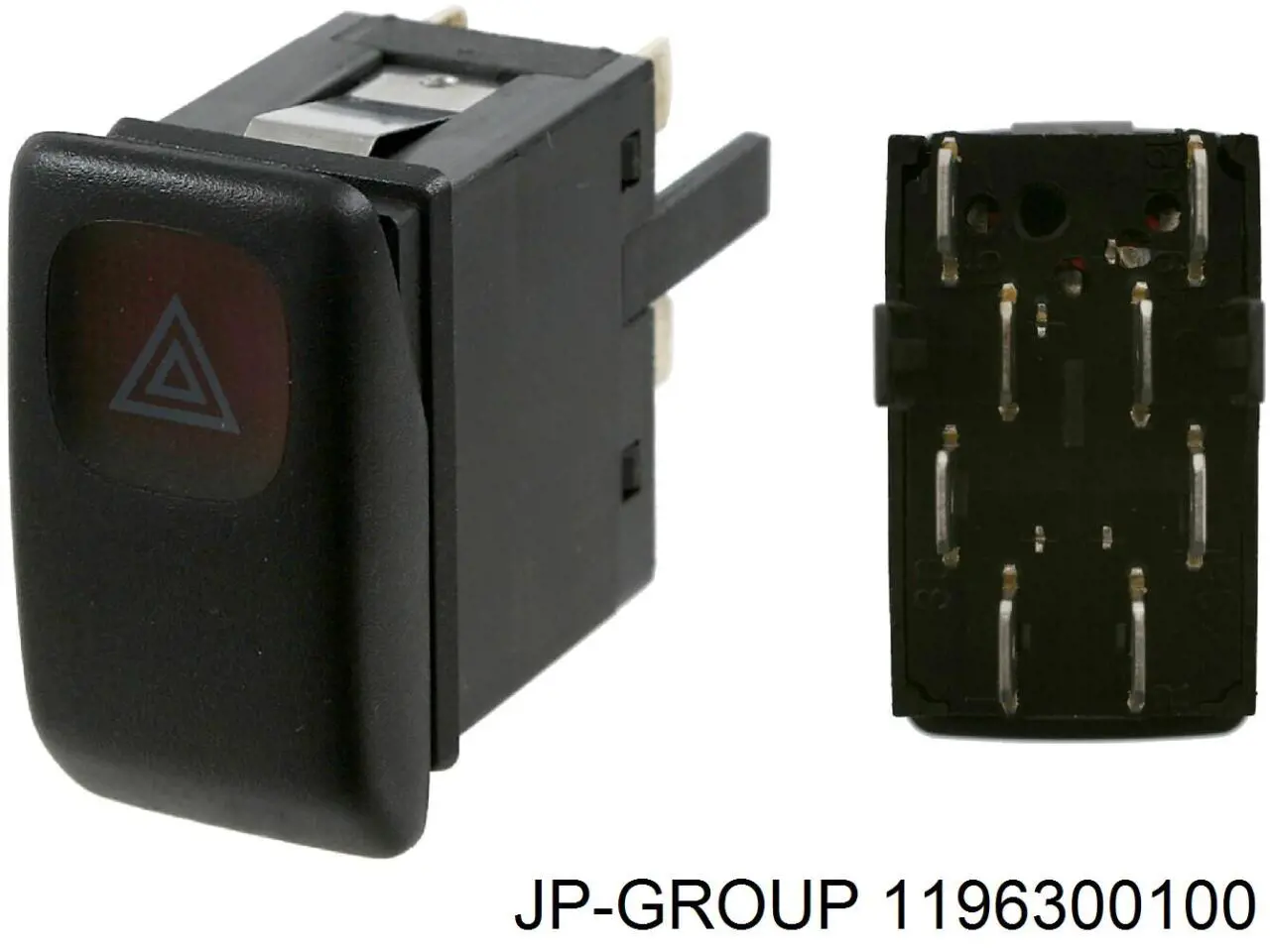 Кнопка включения аварийного сигнала JP Group 1196300100