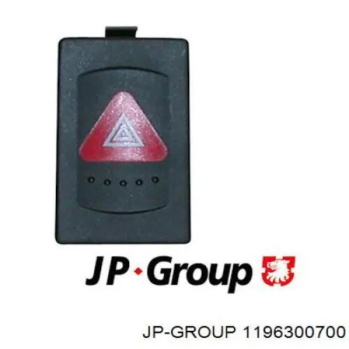 Кнопка включения аварийного сигнала JP Group 1196300700