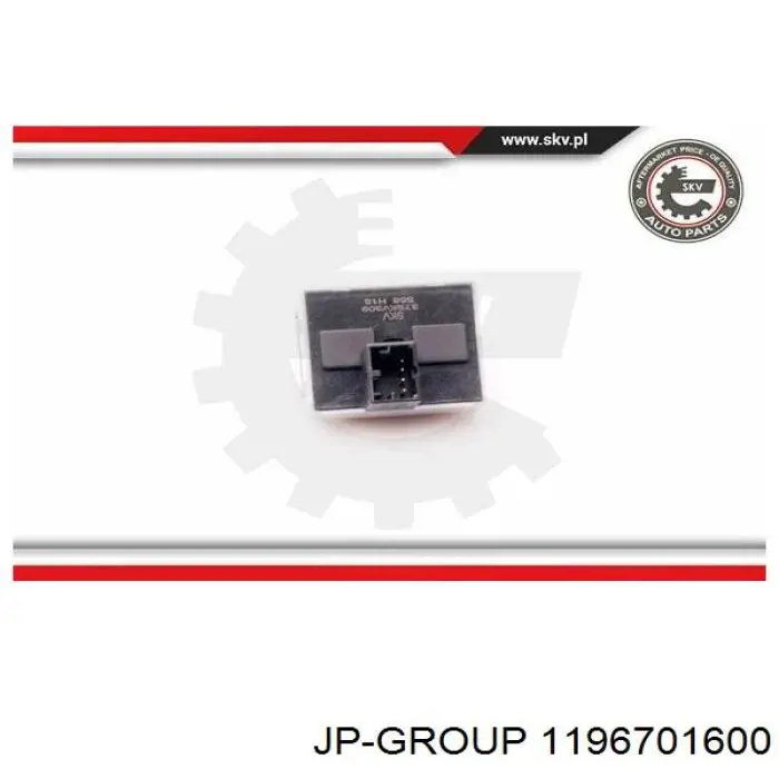 Кнопочный блок управления стеклоподъемником передний левый 1196701600 JP Group