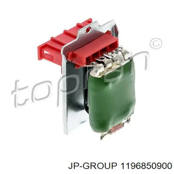 Резистор (сопротивление) вентилятора печки (отопителя салона) JP Group 1196850900