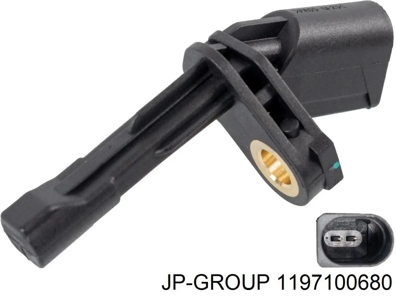 Sensor ABS trasero derecho 1197100680 JP Group