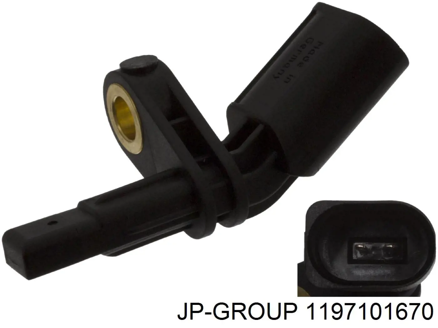 Sensor ABS delantero izquierdo 1197101670 JP Group