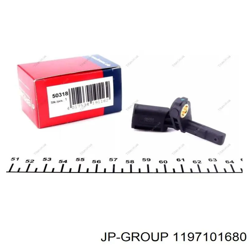 Датчик АБС (ABS) передний правый 1197101680 JP Group